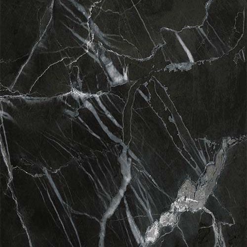 Painel SPC efeito marmore nero marquina preto cinzento